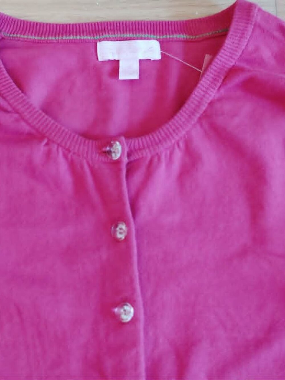 Lilly Pulitzer size XS Women's buttondown Cardigan Sweater Fuscia color